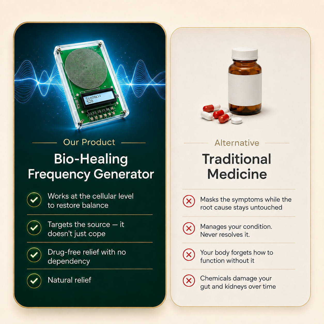 Ornelva™ Bio-Healing Frequency Generator - Complete Sleep System