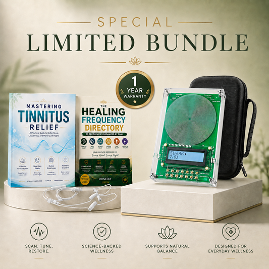 Ornelva™ Bio-Healing Frequency Generator - Complete Tinnitus Sleep System